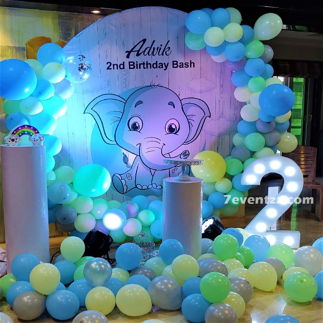 Dumbo Theme Birthday Backdrop