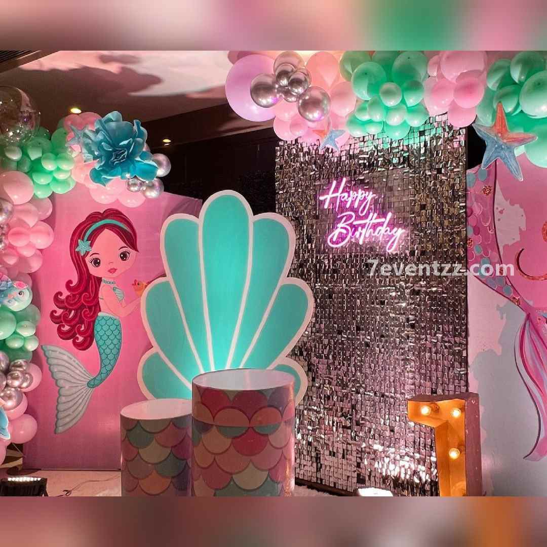 Mermaid Theme Stage Decoration