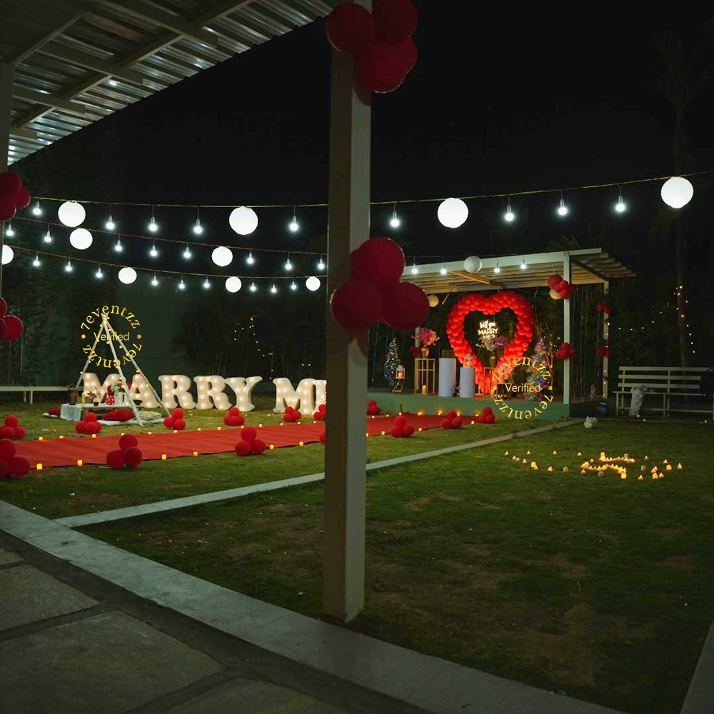 Garden Marry Me Proposal