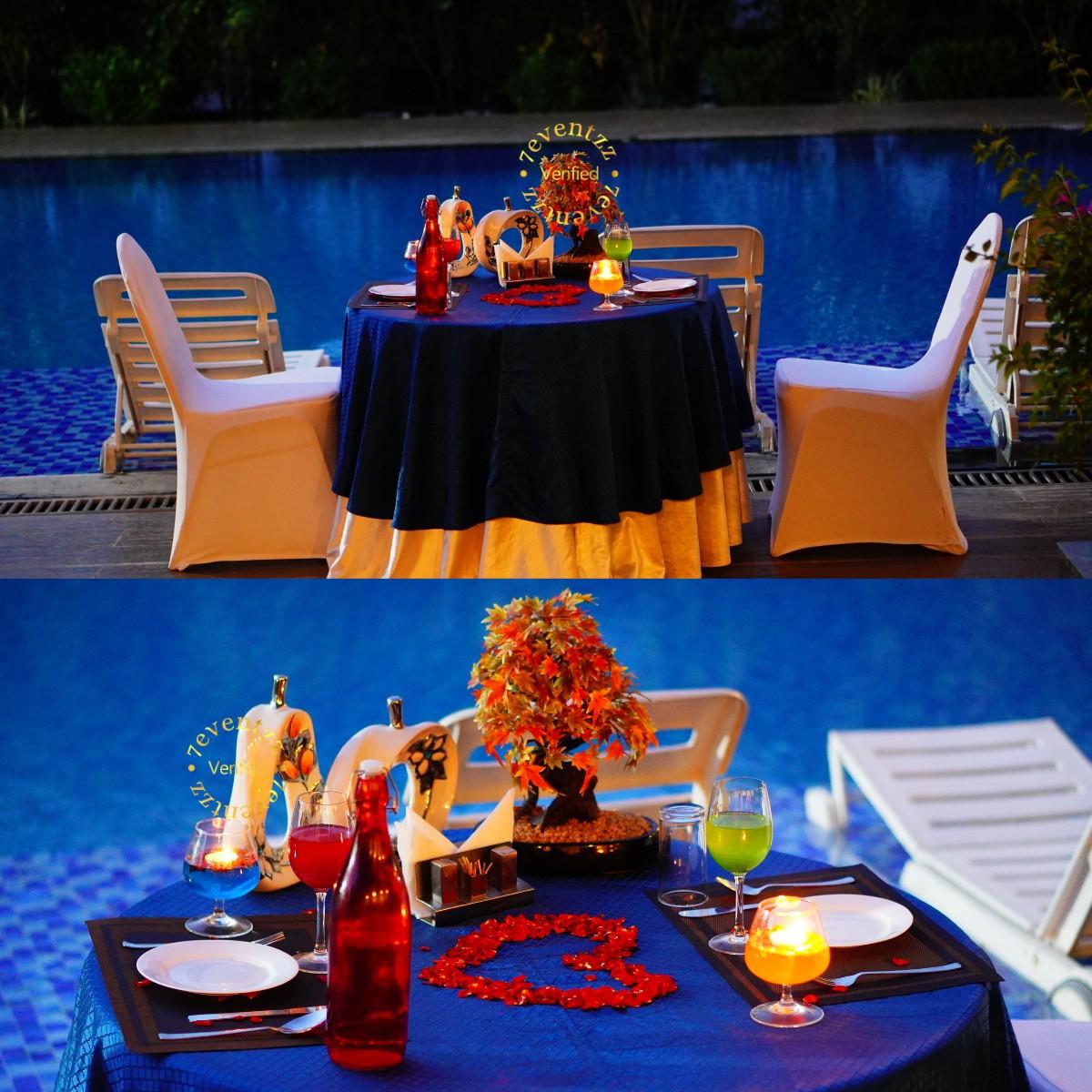 Enchanted Poolside Dinner