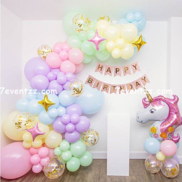 Unicorn Birthday Arch