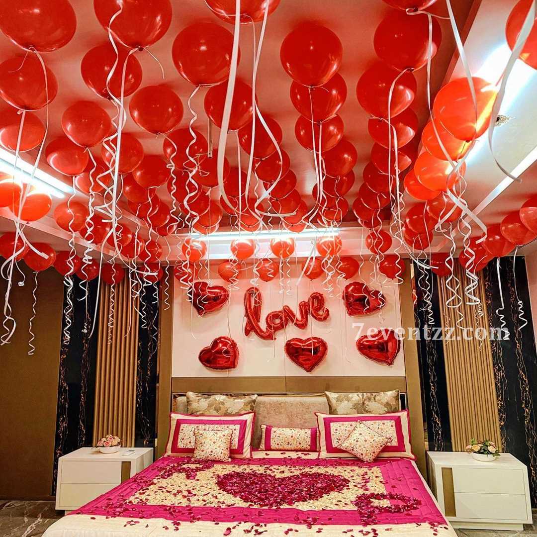 Red Balloons Decoration