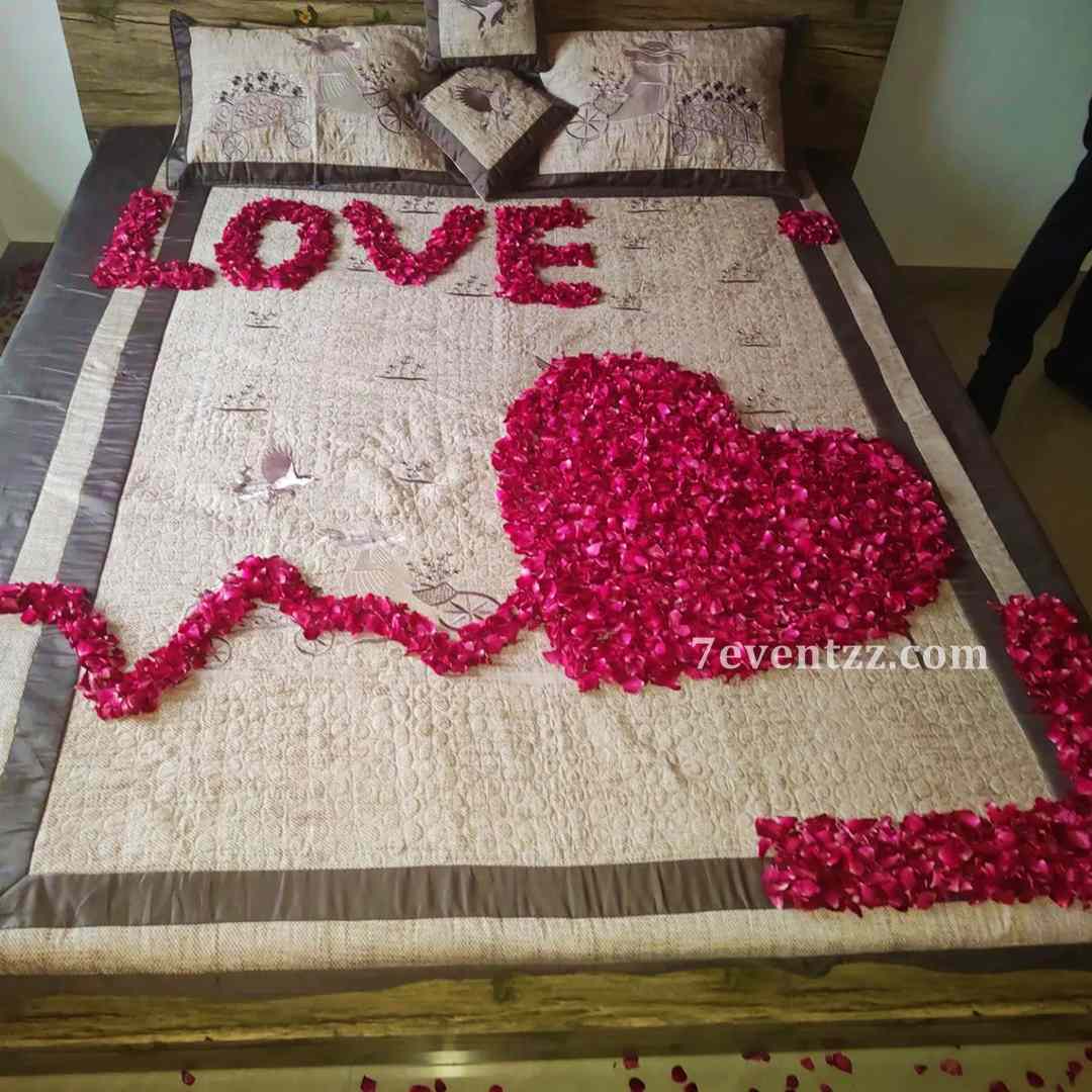 Just Married Bed Decoration