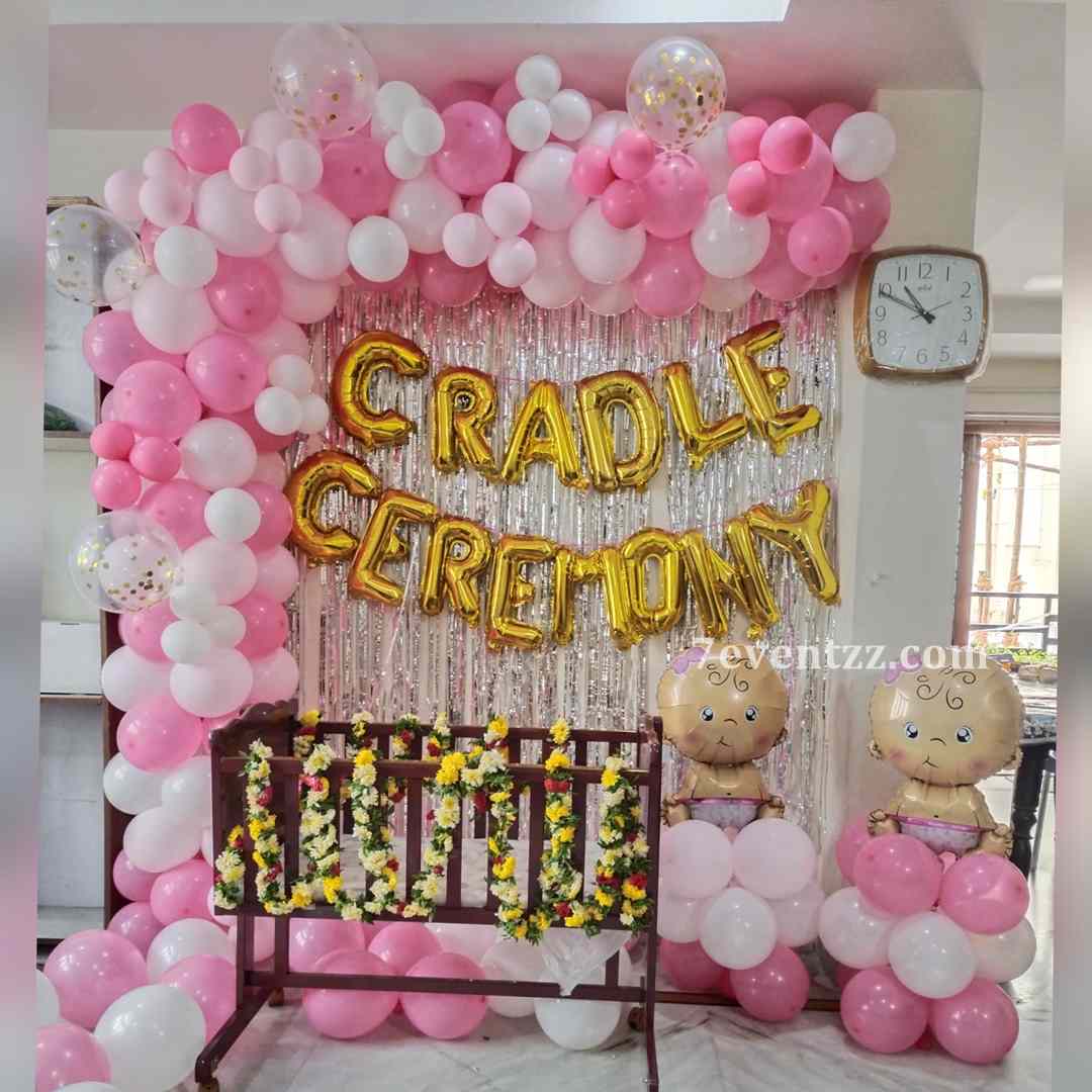 Cradle Balloon Arch Decoration