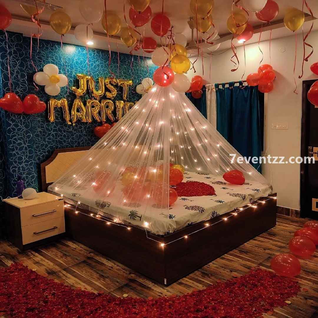 Just Married Balloon Decoration