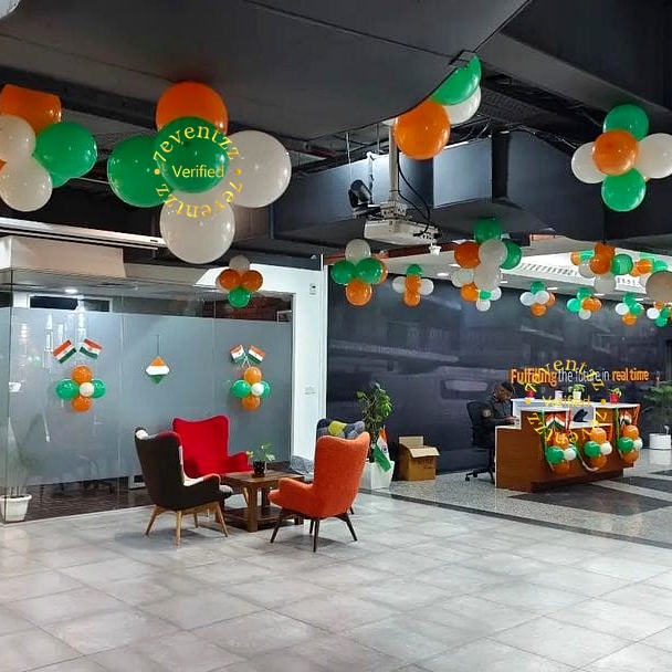 Republic Day Decoration in Office