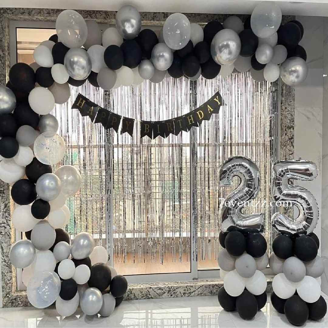 Happy Birthday Balloon Arch
