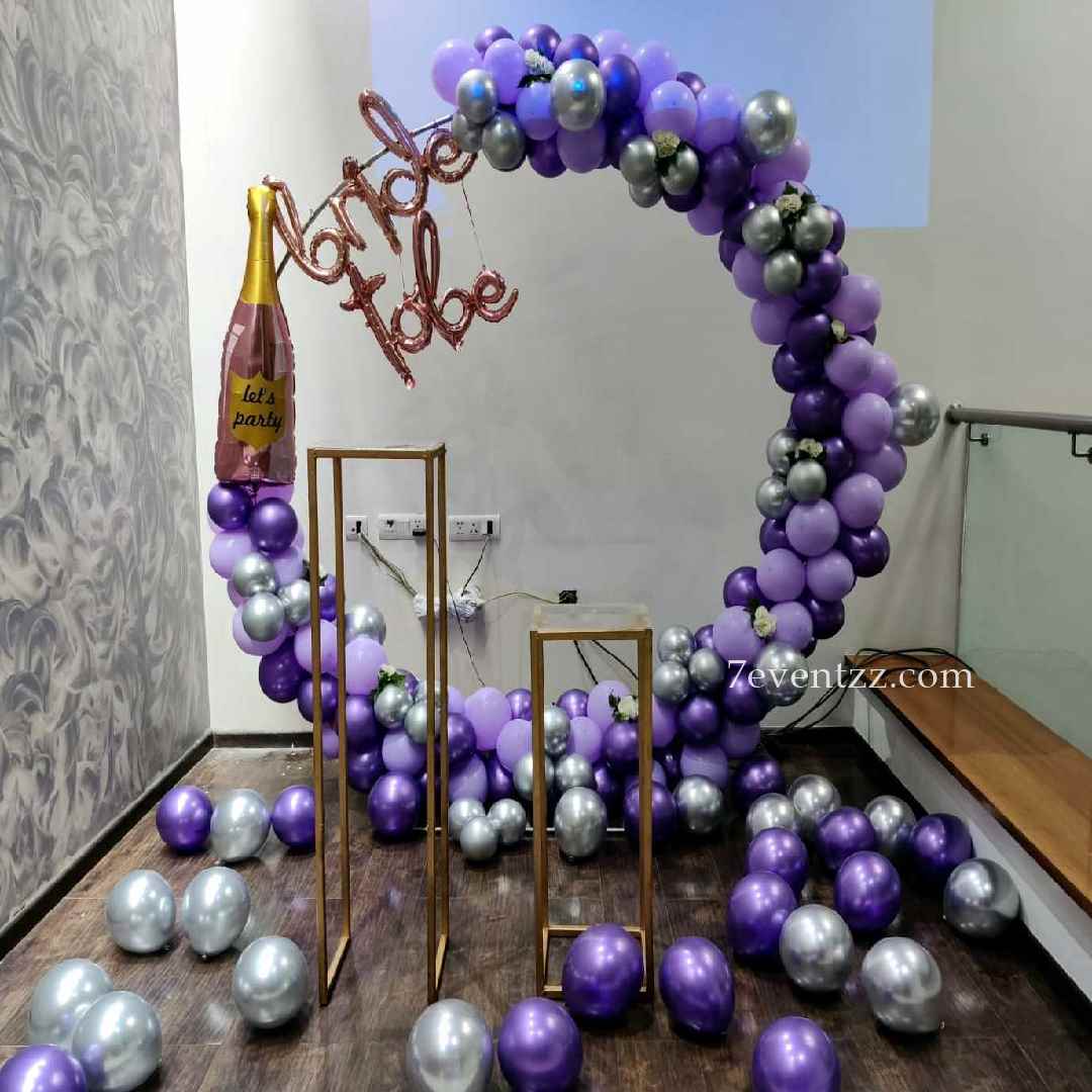 Purple Bachelorette Decoration