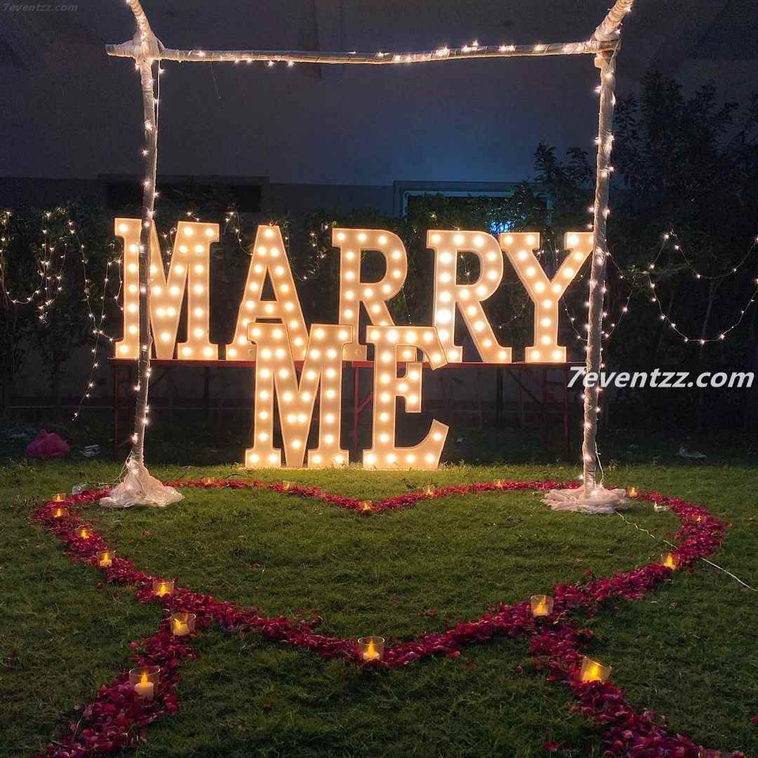 Outdoor Marry Me Decoration