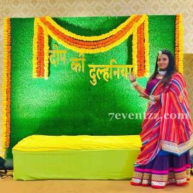 Customized Mehndi Backdrop