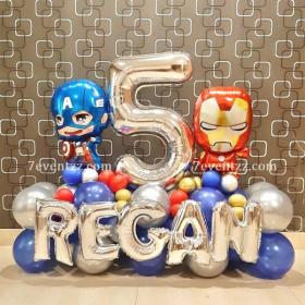 Avenger Theme Balloon Bouquet