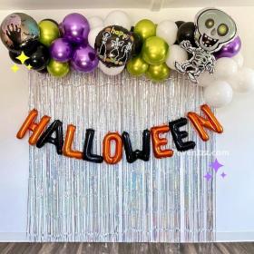 Haunted Halloween Party Setup