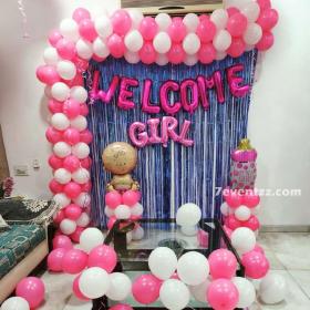 Welcome Girl Balloon Decoration