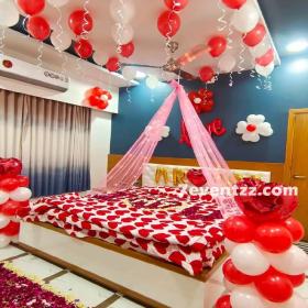 Marriage Room Balloon Decoration