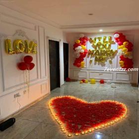 Marry Me Hall Decoration